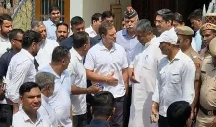 पूरा देश आज इंसाफ का इंतजार कर रहा है- विनय नरवाल के परिजनों से मिलकर बोले राहुल गांधी