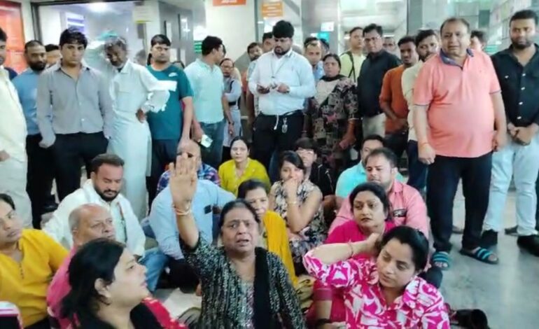 भाजपा महानगर महामंत्री अरविंद मारवाड़ी की बहन की मौत, न्यूटीमा हास्पिटल में हंगामा