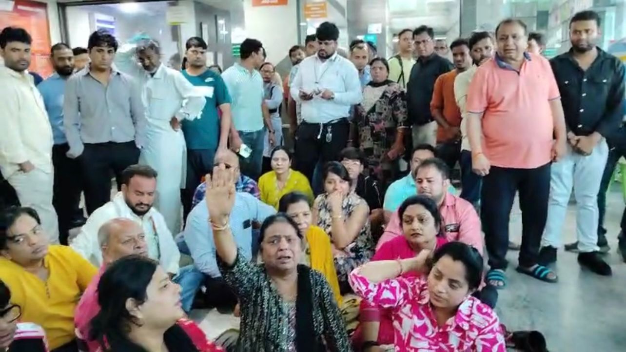 भाजपा महानगर महामंत्री अरविंद मारवाड़ी की बहन की मौत, न्यूटीमा हास्पिटल में हंगामा