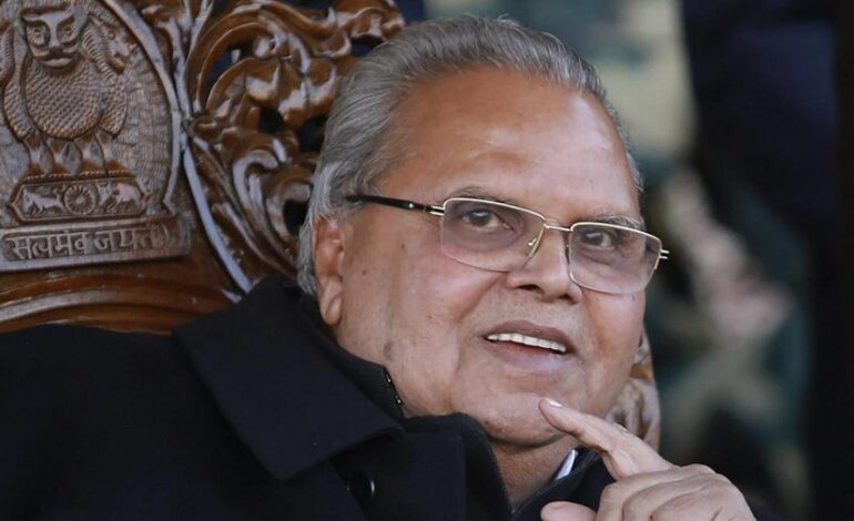 जम्मू-कश्मीर के पूर्व राज्यपाल सत्यपाल मलिक का निधन, दिल्ली के RML अस्पताल में ली अंतिम सांस।।