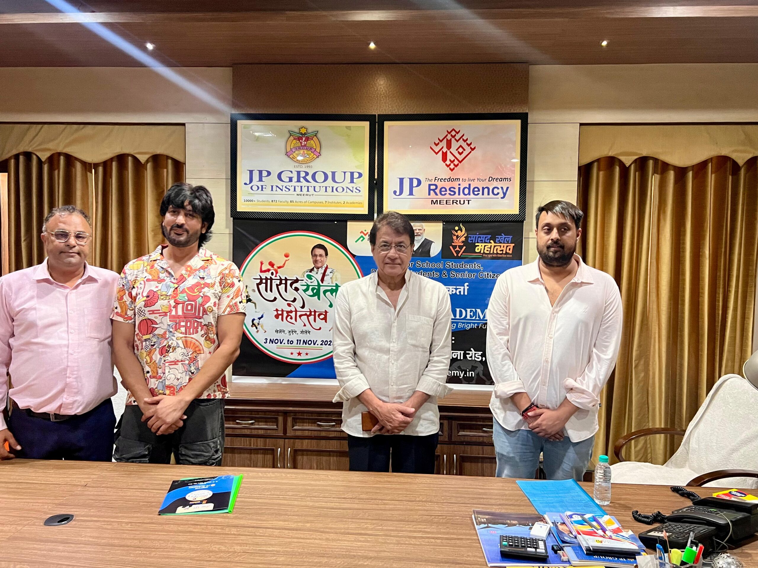 जेपी अकादमी में 3 नवम्बर से होगा सांसद खेल महोत्सव- अरुण गोविल