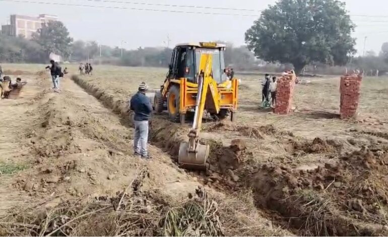 गंगानगर में किसानों से जबरन जमीन खाली कराई गई