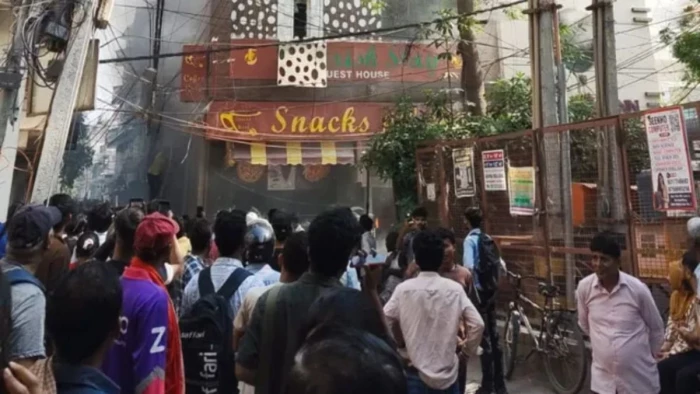 लेमन ग्रीन मालवीय नगर में भीषण अग्नि कांड, बीस की मौत