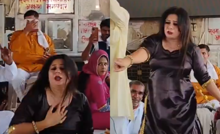 मेरठ में सरकारी बस अड्डे पर सरेआम बार बाला का डांस, रोडवेज ड्राइवर की रिटायरमेंट पार्टी में उड़े नोट