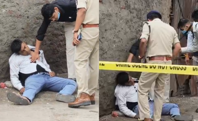 मेरठ के शिव चौक पर अज्ञात शव मिलने से हड़कंप, ई-रिक्शा में छोड़कर भागा चालक